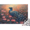 Prato fiorito Rosa And Blue Pavone 1000pcs (75x50cm) Puzzle Adatto Per Adulti E Folla Dai 14 Anni in Su