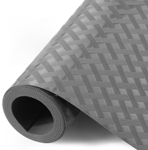 HOTUT Wasserdichtem Schubladenauskleidung,30 x 150 cm Eva Antirutschmatte Schubladen,Zuschneidbar,Schubladenmatte Nicht Klebende Haltbarem Schubladenauskleidung für Küchenschränke Schubladen Schrank