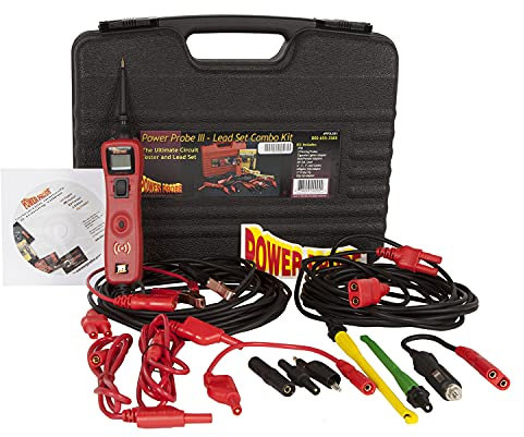 POWER PROBE 3 Master Combo Kit Multimeter Testing Kit & Lead Set Gold Series PP3LS01