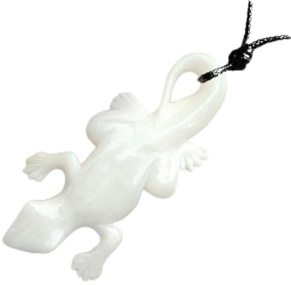 ISLAND PIERCINGS Handgefertigter Gecko Anhänger inkl. Band PB013