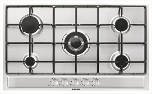 GLEM GAS INC. P95FXV PIANO COTTURA 90CM 5F. INOX