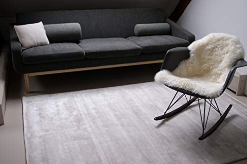 floor factory Moderner Teppich Lounge beige Creme 120x170cm - edler Designer Teppich im Vintage Look