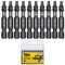 10 x SabreCut SCTX2050_10 50 mm T20 TX20 Jeu d'embouts de tournevis à percussion à une extrémité Torx Heavy Duty avec boîte de rangement