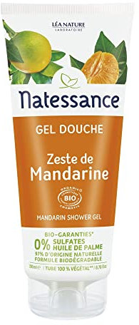 Natessance - GEL DOUCHE Zeste de Mandarine Bio