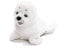 Uni-Toys - Seehund weiß - 31 cm (Länge) - Plüsch-Robbe - Plüschtier, Kuscheltier