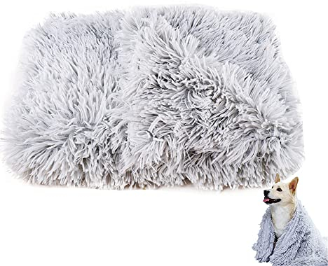 MUYYIKA Hundedecke Plüsch Flauschig Weiche Waschbar Katzendecke Hunde Decke Super Softe Weiche und Warme Doppeilseitige Haustierdecke Fleecedecke, Warme Hundedecken Plüschdecke (100×75cm)