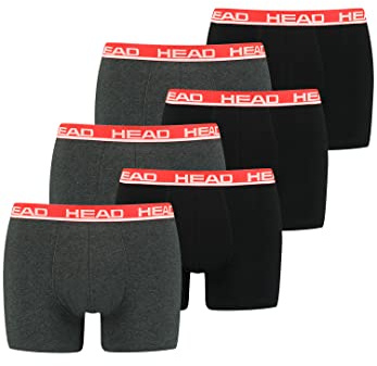 HEAD 6 er Pack Herren Boxer Boxershorts Basic Pant Unterwäsche