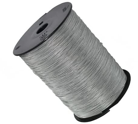 Bobina di filo d'acciaio 30/30, 460 m (1 kg), in ferro zincato, a 2 fili intrecciati