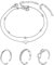 Incaton Offene Zehenringe Fußkettchen Set Fingerring Gelenkring 4 Stück Strand Fußring Schmuck Set Silber