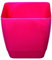 AMOS 20cm Square Indoor Outdoor Flower Plant Pot Fuchsia