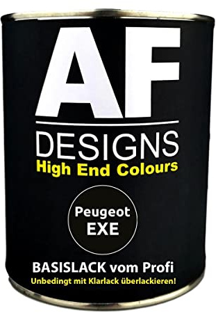 1L für Peugeot EXE Noir Perla Nera Nacre Spritzfertig | 1L Autolack für Peugeot EXE Noir Perla Nera Nacre