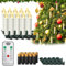 YUENFONG 10x LED Kerzen mit Timerfunktion Fernbedienung, Flammenlose Weihnachtskerzen mit Batterien, für Weihnachten, Weihnachtsdeko, Hochzeitsdeko, Warmweiß