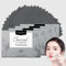 Papier Buvard d'huile, 400Pcs Papiers Facial Buvard d'huile pour Absorber l'huile du Visage, Papier Buvard D'huile Naturelle Papier Absorbant Visage Faciale Absorbantes D'Huile (Charbon de Bambou)