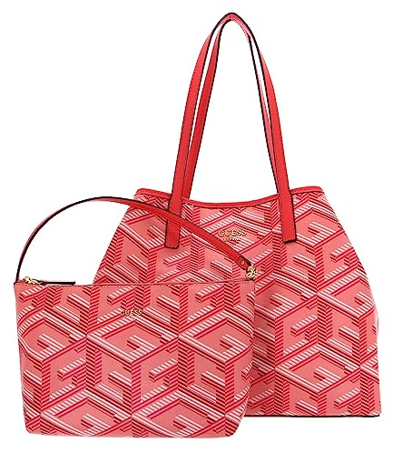 GUESS Vikky Large Tote Watermelon Logo
