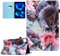 Funda para iPad Air 11 Pulgadas M2 2024, iPad Air 6ª/5ª/4ª Generación (2024/2022/2020) 10,9 Pulgadas, Protectora Carcasa Cover con Auto-Sueño/Estela para iPad Air 11 Pulgadas 2024, Rosa Rosa