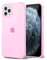 Svanove for iPhone 11 Pro Case Clear, Transparent Jelly Protective Silicone Phone Case with Design for Women Girly Cute Simple, Thin Slim Fit Soft Flexible TPU Shockproof Bumper, Clear Pink