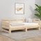 Festnight Tagesbett Holz Ausziehsofa Ausziehbett Schlafsofa Holzbett 90 x 200 cm Bettsofa Schlafsofa Einzelbett Holzbett Jugendbett Braun