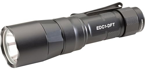 SureFire Linterna LED EDC1-DFT de hasta 650 lúmenes y 95.000 velas, color negro