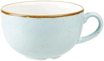 Churchill Stonecast - Taza de capuchino azul huevo de pato, 340 cl