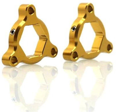 JOBOUND for 800MT MT800 800 MT Motorradzubehör CNC-Aluminium-Federgabel-Vorspannungseinsteller Gabeln (Size : Gold-17MM)
