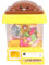 Fockety Kids Claw Machine, Mini Vending Machines Candy Grabber, Cartoon Bear USB Powered Electronic Claw Toy with Flashing Lights & Music, Top Opening, for Girls Boys