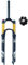 26 27.5 29 Ultra-léger Fourche Suspension Air VTT XC AM Vélo Montagne Fourches Avant Voyage 120mm QR 9mm 1 1/8 Droit Absorbant Les Chocs Verrouillage (Color : Gold Manual, Size : 27.5inch)