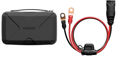NOCO GC040 Universelle Eva-Schutzhülle für GENIUS1, GENIUS2, GENIUS5 und GENIUS10 Smart-Batterieladegeräte. & GC002 X-Connect M6 Ösenanschluss-Zubehör Genius Smart Batterieladegeräte