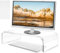 SWAWIS Monitor Riser Acrilico 34x19x10cm Spessore 10mm Supporto Monitor Supporto Monitor Riser Scrivania Schermo Riser per Computer Laptop Schermi