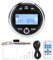 Brilluxa Ricevitore Stereo Marino 12V Impermeabile Boat Stereo Radio System Digital Media Player MP3 Per Yacht RV Engineering Vehicle Ship