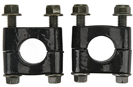 Handlebar Clamps, Universal Adjustable 22mm Riser Mounts 6063 T6 Aluminium Pair for Motorcycles, ATVs, Dirt Bikes and Custom Riding Position Enthusiasts