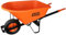 Excel Wheelbarrow Cart Trolley Heavy Duty 120L Wheelbarrow HDPE Plastic Tray with 250 kg load capacity & Durable & Strong Wheel, Wheelbarrows, Wheel Barrow, Heavy duty wheelbarrow, large wheel barrow