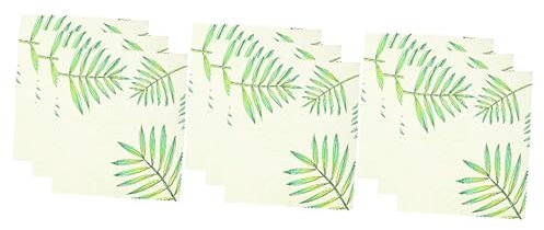 CONGARTENO 9pcs Diy Beeswax Wraps for Food Reusable Beeswax Paper Food Packing Paper Wax