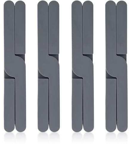 YunSchauen Silikon Topfuntersetzer Hitzebeständig,4 Stücke Untersetzer Topf Zusammenklappbar,Heißer Topf Halter,Topflappen für Töpfe,Heiße Pfannen,Schalen Pfannenschoner Pfannenschutz Stapelschutz