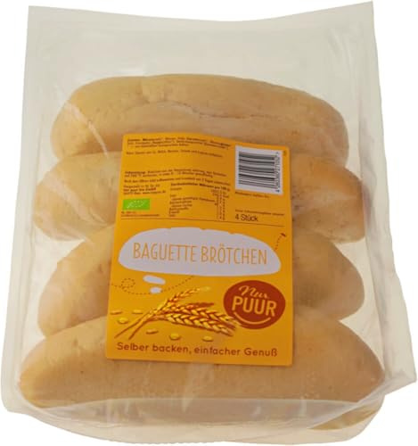 Baguette Brötchen, 4 Stück 18 x 300 g