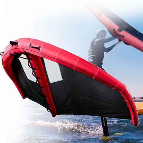 KLYDBMYT Surfing Kite Racing Surfboard Wind Wing, Wing Foil Kitesurfing, Aufblasbarer Wing Windsurfing Kite, für Anfänger, 6m²