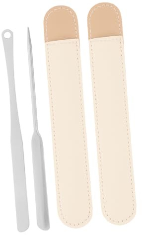 CLISPEED Kosmetikspatel Aus Edelstahl Langer Griff Make-up-mixer Foundation-spatel Metallspatel Kleiner Spatel Kosmetikwerkzeug Für Diy Nagellack Farbe Wimpernkleber Foundation Gesichtscrem
