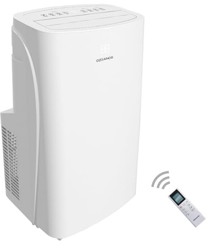 OZEANOS Climatiseur Mobile Silencieux, Déshumidificateur, Ventilateur, Petite Climatisation à Faible Conso, Evacuation, Clim Portable, 12000 BTU Climatiseurs