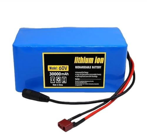 60V 16S2P 30Ah E-Bike Lithium Akku Lithium-Ionen-Akkus Für Elektrofahrräder Mit Ladegerät Wiederaufladbare Lithium Batterie XT60