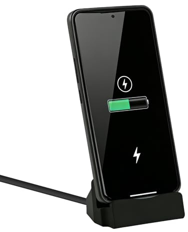 Dockingstation Ladestation USB C, Handy Ladestation, Dockingstation für Smartphones, stabile Ladestation Handy mit verstellbarem Anschluss, Tischladestation für Büro & Nachttisch