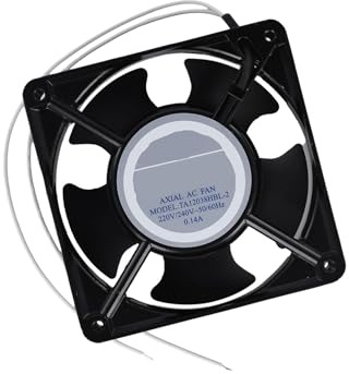Axialventilator-Kassetteneinsatz mit Metallflügeln for Öfen, Dunstabzugshauben, Kamine, Holzöfen, Inkubatoren, Holzpellets, Hochtemperatur-Axialventilator