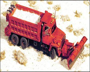 N Gauge - Metal Construction Kit Truck Snow