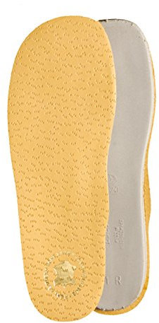 Solette in Pelle Anatomiche Ortopediche per Scarpe e Stivali dei Bambini, con Supporto Profilattico all'Arco Longitudinale, Kaps Anatomix per Bambini, Tutte le Misure (33-34 EUR)