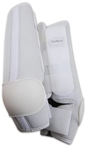 Classic Equine Pro Tech Splint Hind Horse Boots White S