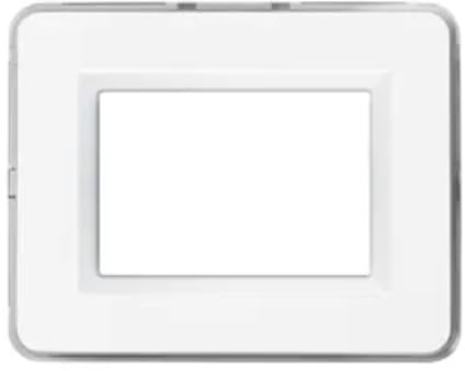 Placca Ave 44P03B Personal 44 3 Moduli Bianco Lucido Ral 9010