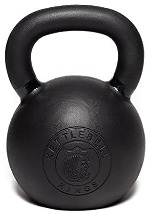 Kettlebell Kings | Kugelhantel Gewichte aus Gusseisen | Pulverbeschichtung für Optimale Haltbarkeit, Rostbeständigkeit und Langlebigkeit | 36kg