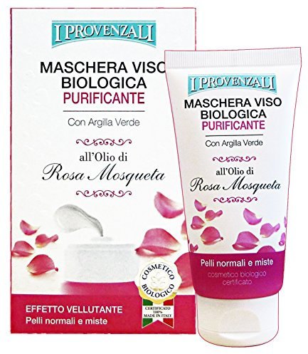I Provenzali Maschera Viso Rosa Mosqueta, 1 pezzo, 75 ml