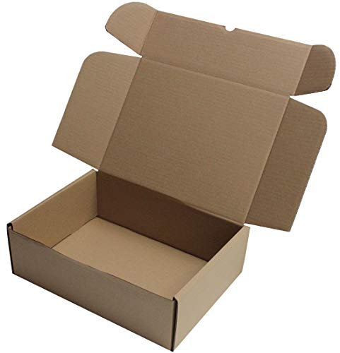 Brown Shipping Boxes Gift Present Packet Size: 15 x 11 x 5 (37.5cm x 27.5cm x 12.5cm) ***for: Shoes, LAPTOPS, Medium Sized Toys*** (1)