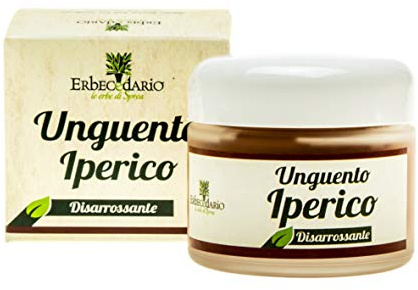 Erbecedario - Unguento Iperico, Piccole Botte, Contusioni, Arrossamenti Da Esposizione Solare, 1 Vasetto 50ml