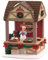 LEMAX Dorf-Bratwurst-Weihnachtsmarkt Miniatur-Spielzeuggebäude 10.5 x 13.6 x 10.8 cm Grau für Erwachsene, Weihnachtsfans