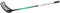 FAT PIPE Floorball Schläger Unihockey Stock Zack 27 Bone Coral Green - IFF Zertifiziert, mit Bone Schaufel/Kelle (rechte Hand Oben am Schläger, sogenannter Linksausleger, 101)